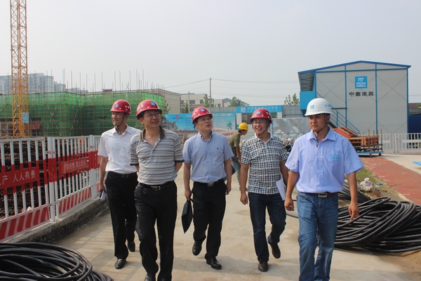 詹先豪、杨晓彬一行到滨湖项目领导工作